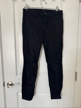 J Brand Black Super Skinny Leg Jeans-Cimmerian